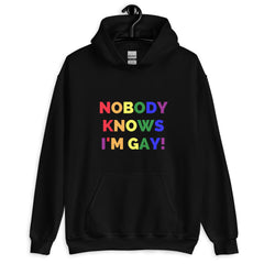Nobody Knows I'm Gay! Unisex Hoodie