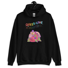 Queer Love Is Beautiful Unisex Hoodie