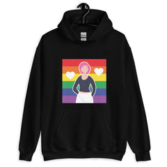 Queer Love Is Love Is Love Unisex Hoodie