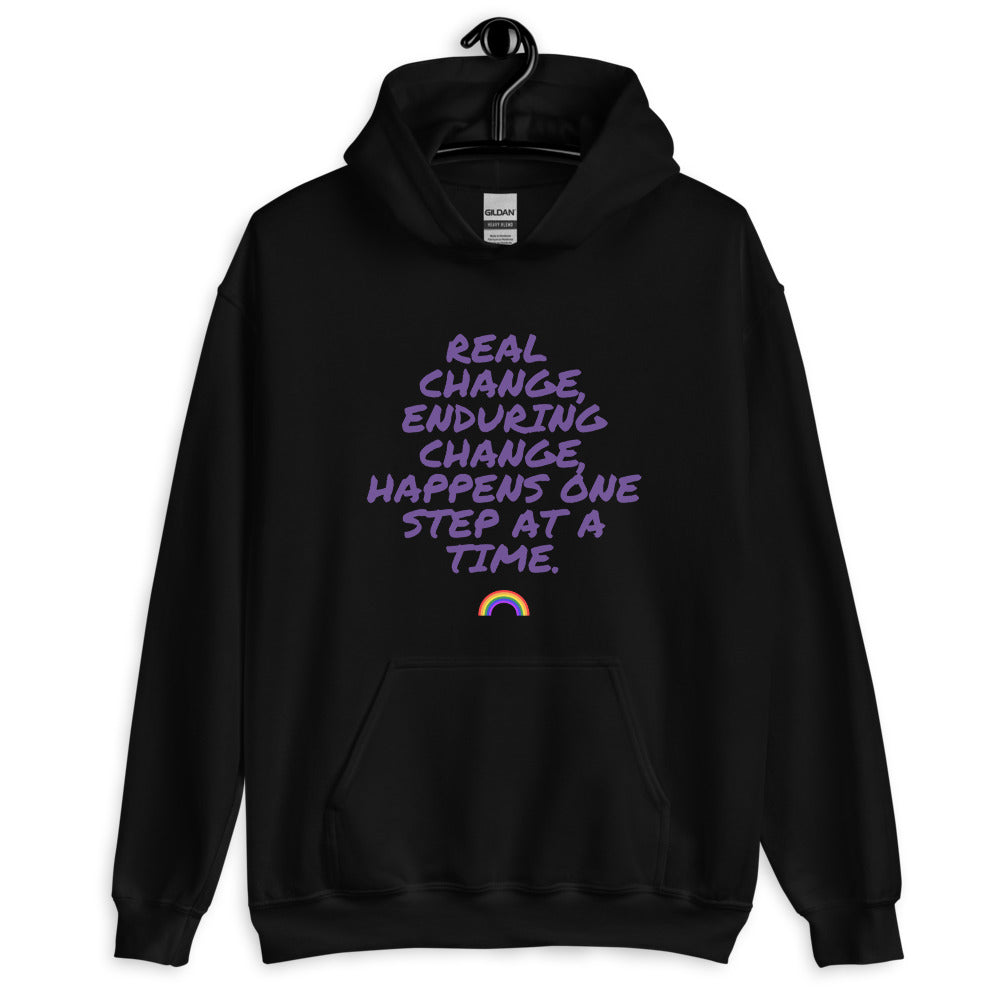 Real Change, Enduring Change Unisex Hoodie