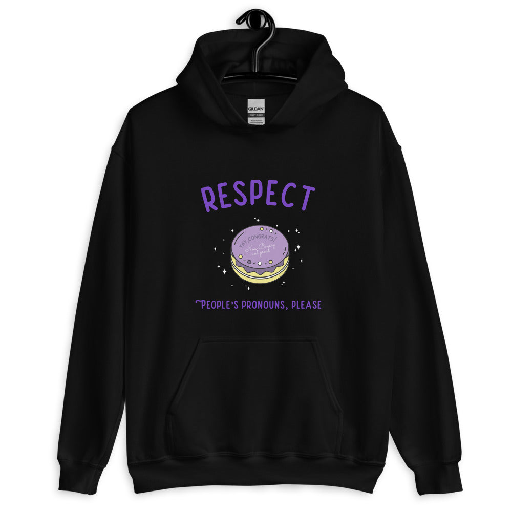 Respect People's Pronouns Please Unisex Hoodie