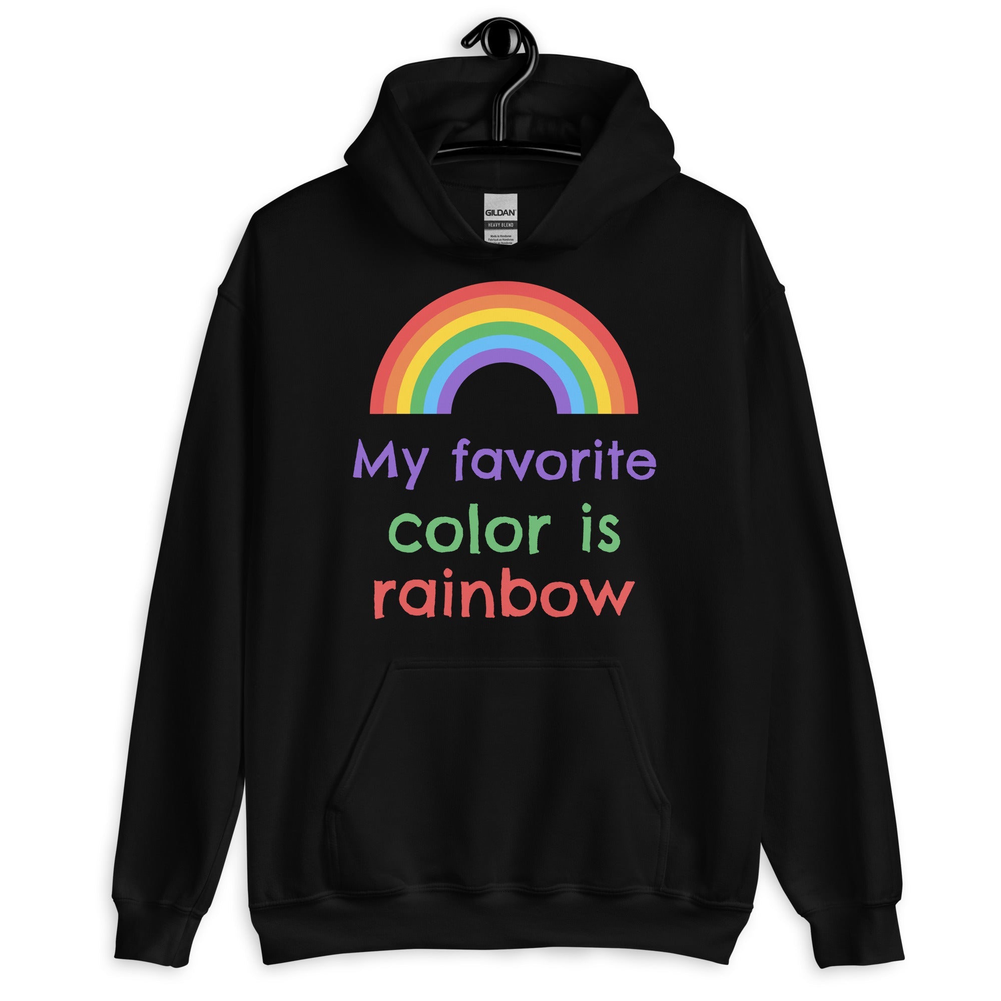 My Favourite Color is Rainbow Unisex Hoodie