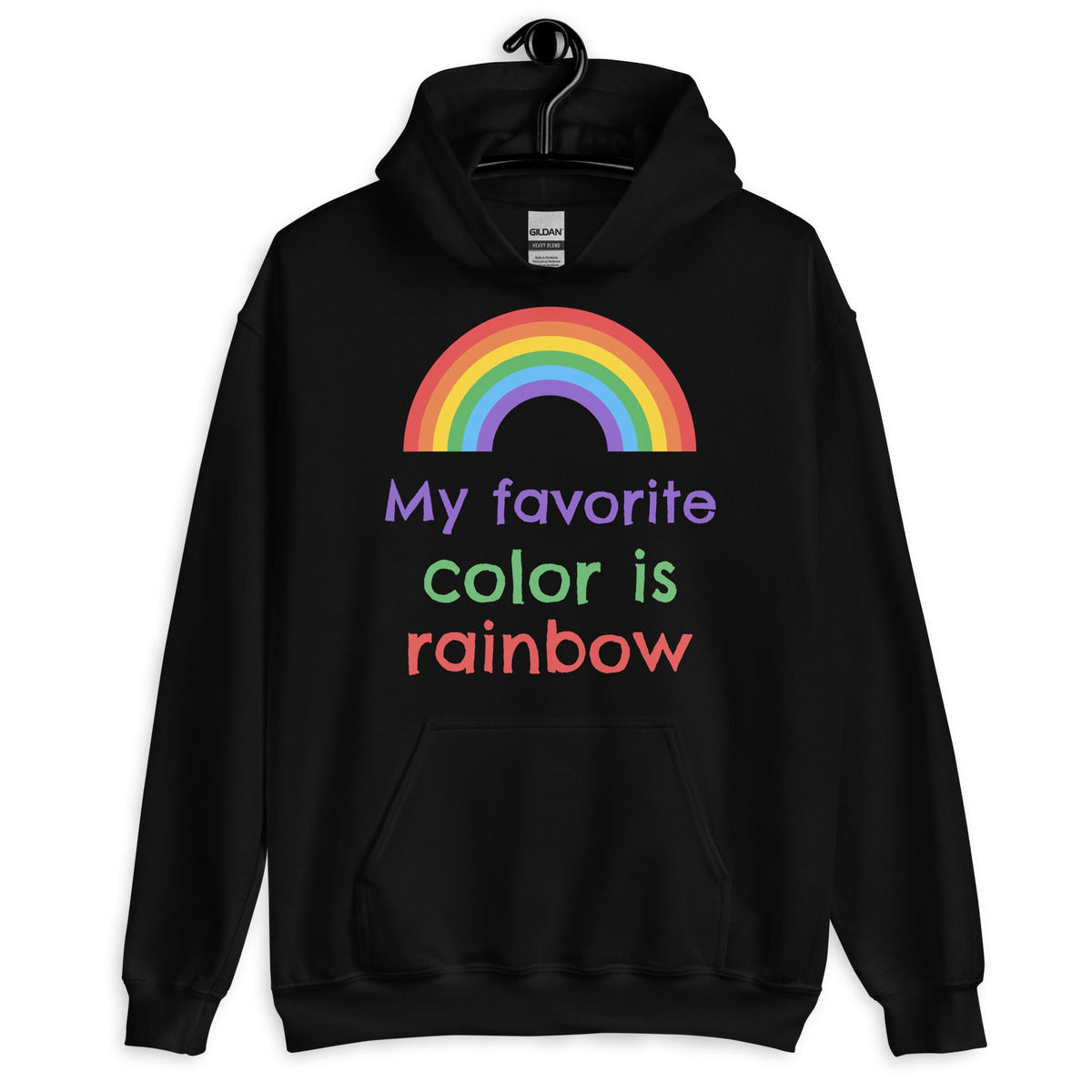 My Favourite Color is Rainbow Unisex Hoodie