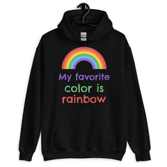 My Favourite Color is Rainbow Unisex Hoodie