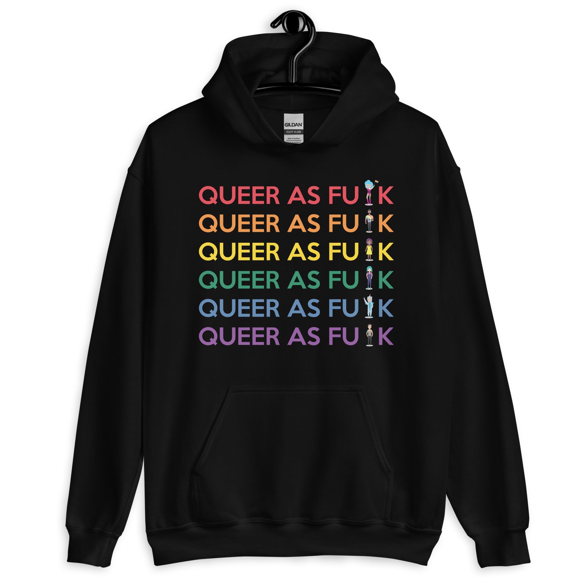 Queer As Fu*k Unisex Hoodie