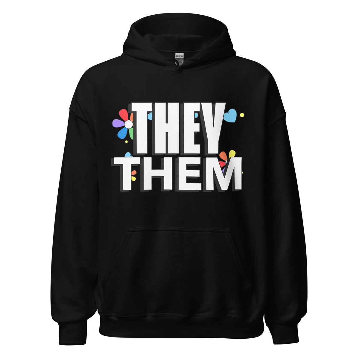 They / Them Unisex Hoodie
