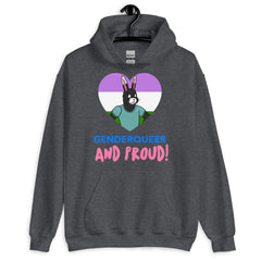Genderqueer And Proud Unisex Hoodie