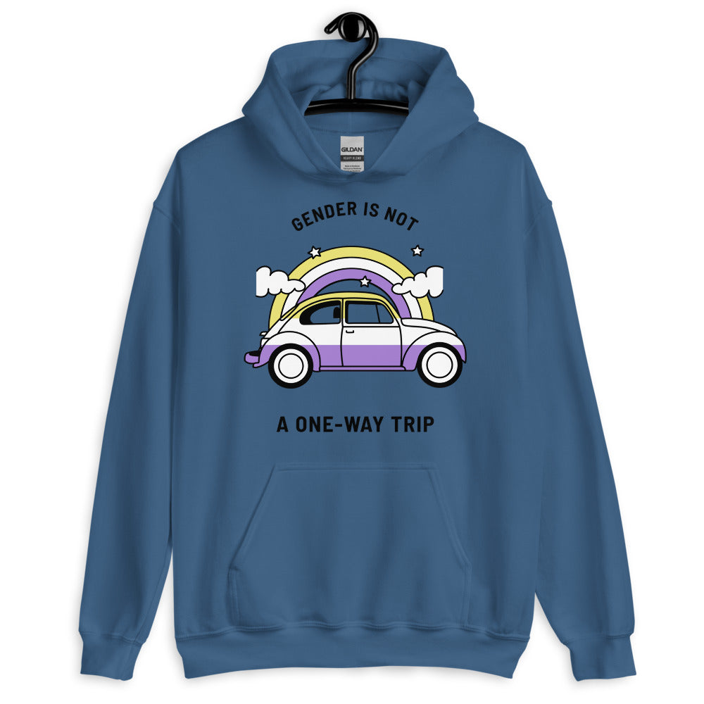 Gender Is Not A One-way Trip Unisex Hoodie