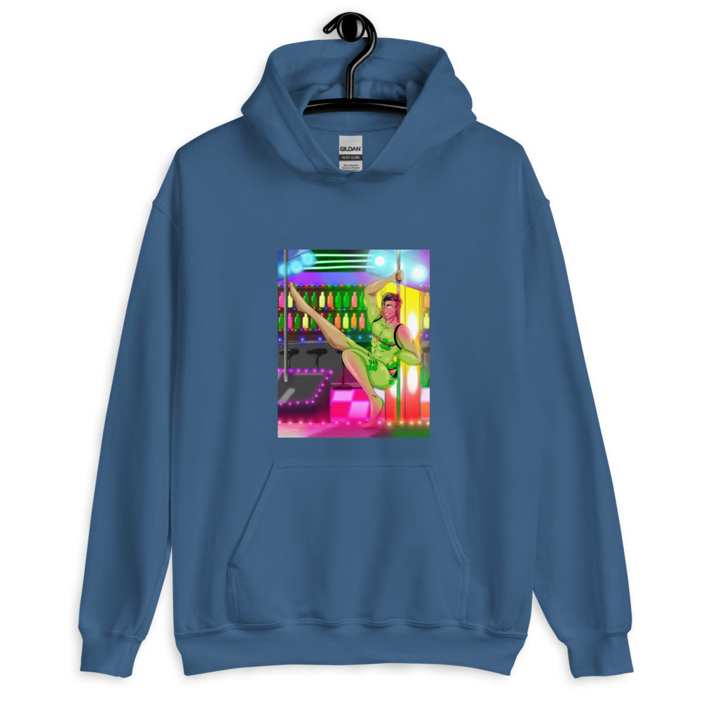 Love At A Gay Gogo Bar Unisex Hoodie