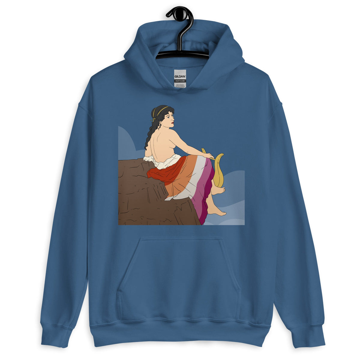 Sappho of Lesbos Unisex Hoodie