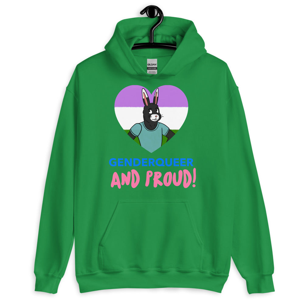 Genderqueer And Proud Unisex Hoodie
