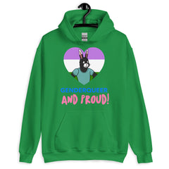 Genderqueer And Proud Unisex Hoodie