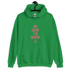 Oh Deer I'm Queer Unisex Hoodie