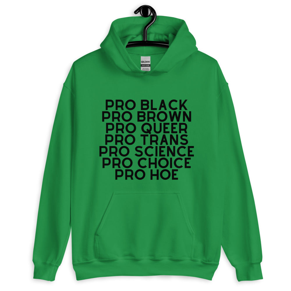 Pro Hoe (Black Text) Unisex Hoodie