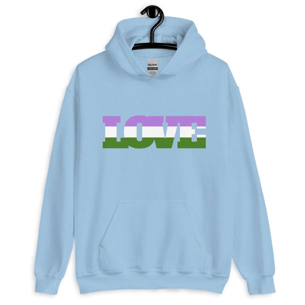 Genderqueer Love Unisex Hoodie