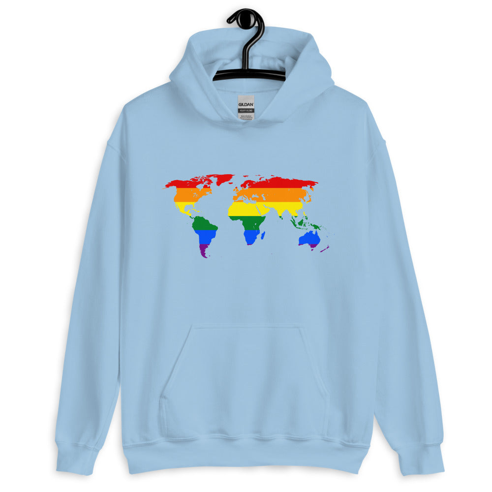Gay Map Unisex Hoodie