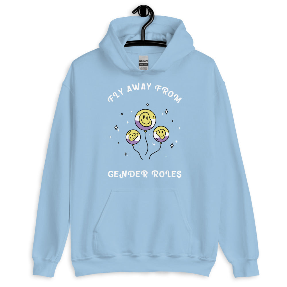 Fly Away From Gender Roles Unisex Hoodie