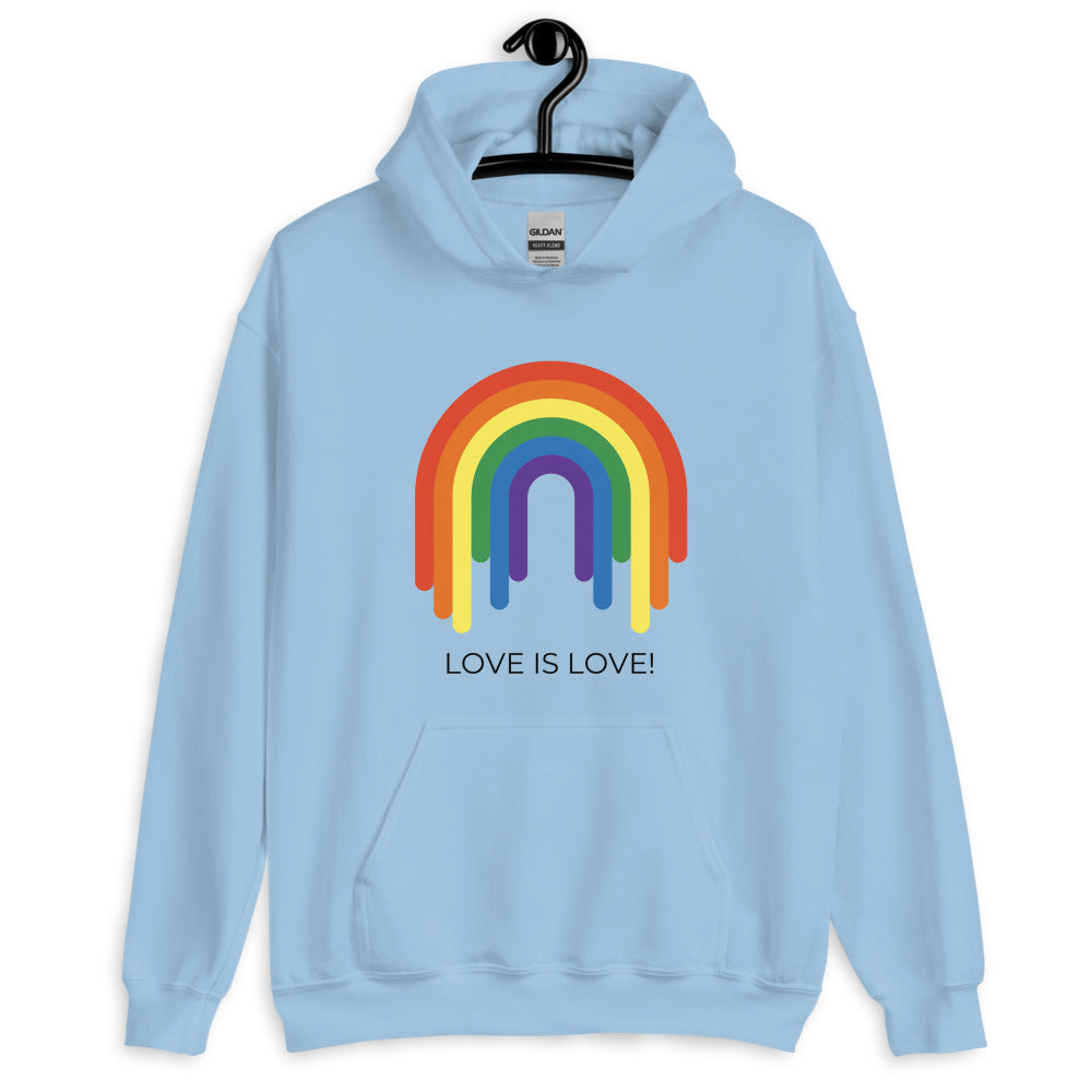 Love Is Love Rainbow Unisex Hoodie
