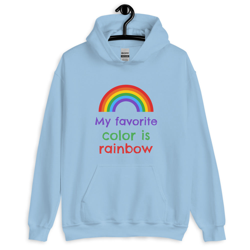 My Favorite Colour Is Rainbow Unisex Hoodie