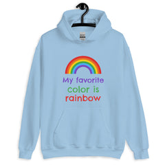 My Favorite Colour Is Rainbow Unisex Hoodie