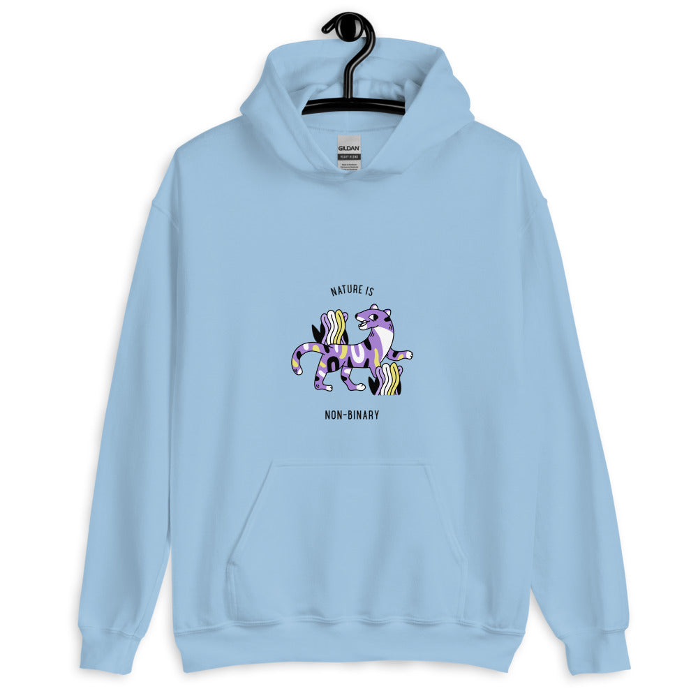 Nature Is Non-Binary Unisex Hoodie