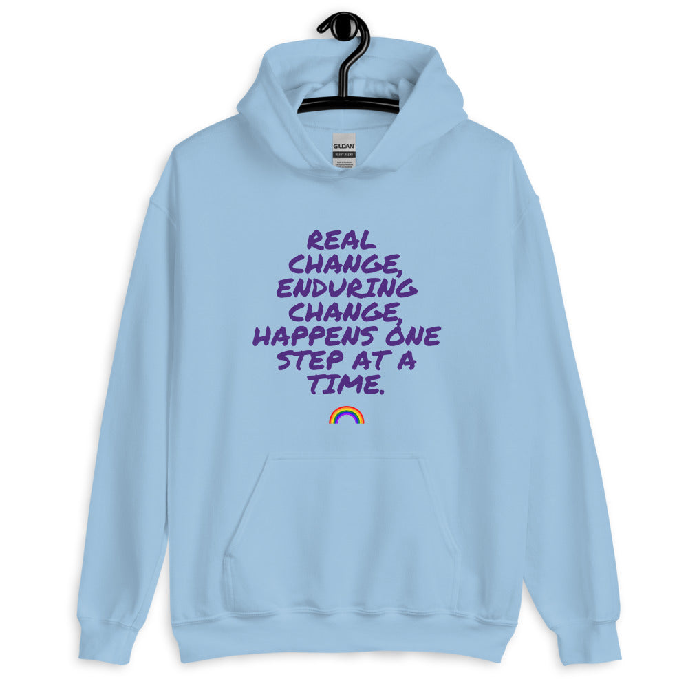 Real Change, Enduring Change Unisex Hoodie