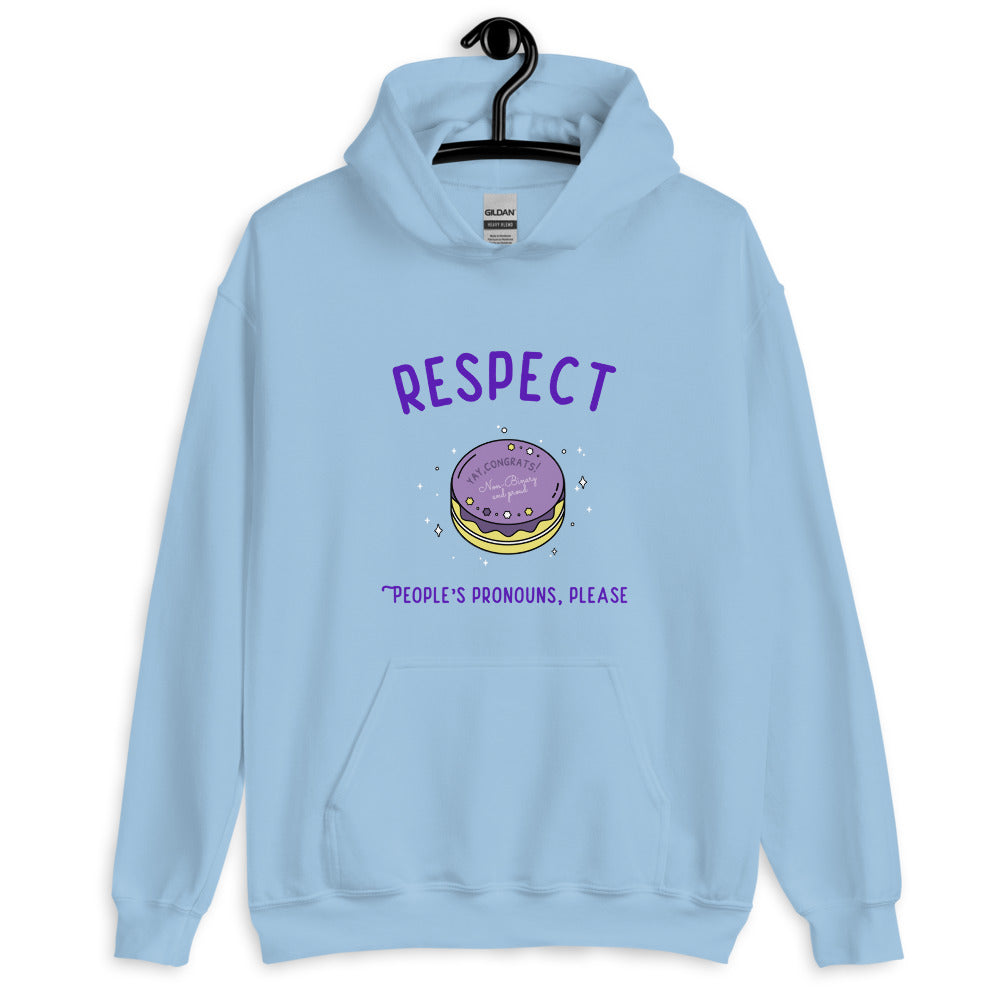 Respect People's Pronouns Please Unisex Hoodie