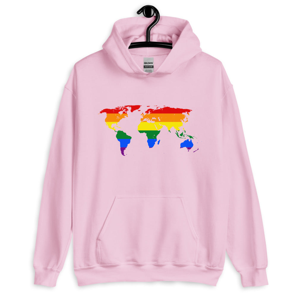 Gay Map Unisex Hoodie