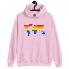 Gay Map Unisex Hoodie