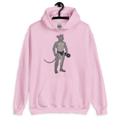 Gay Gym Rat Unisex Hoodie