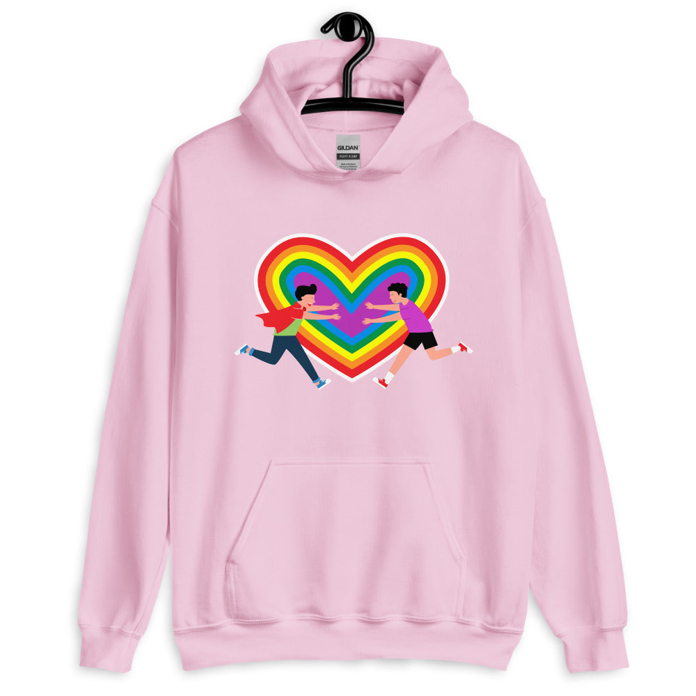 Gay Couple Unisex Hoodie
