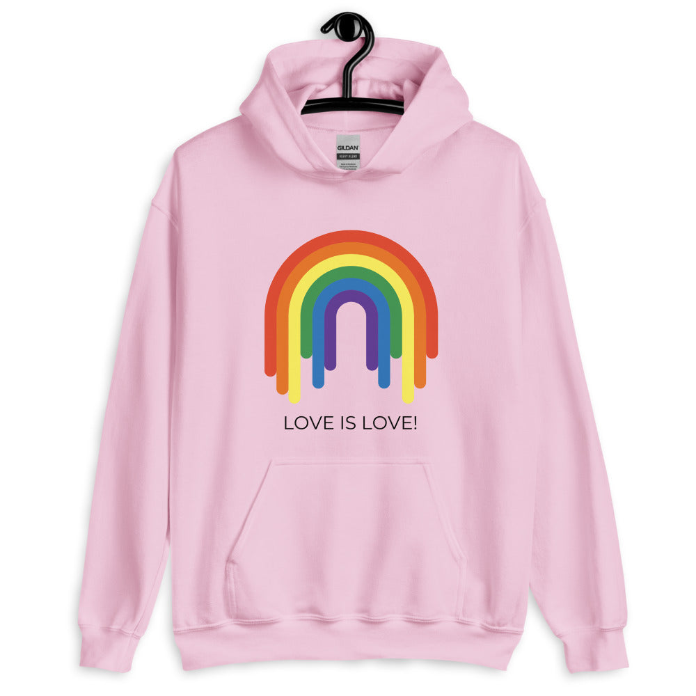 Love Is Love Rainbow Unisex Hoodie