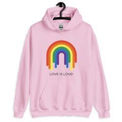 Love Is Love Rainbow Unisex Hoodie