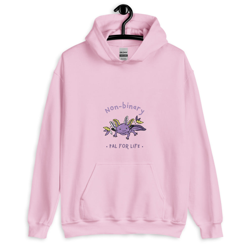 Non-Binary Pal For Life Unisex Hoodie