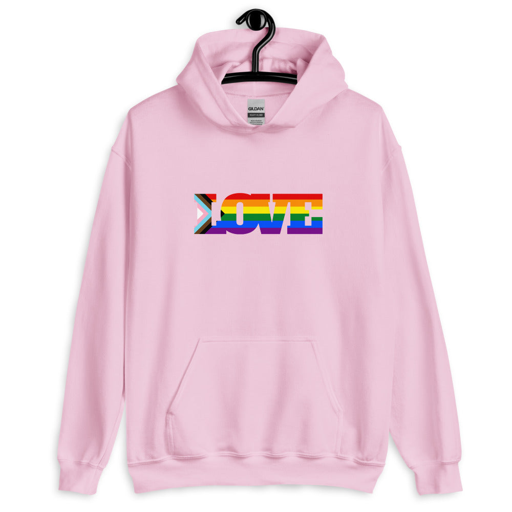 Progress LGBT Love Unisex Hoodie
