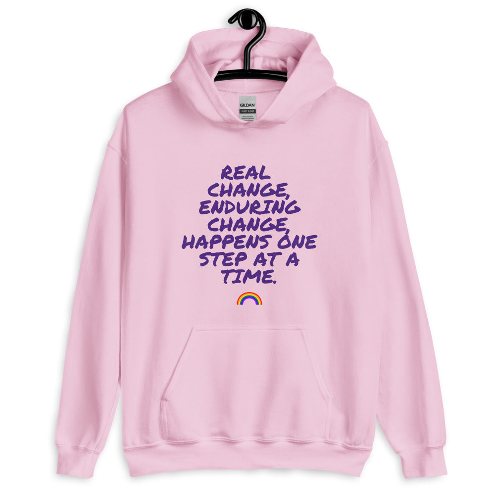 Real Change, Enduring Change Unisex Hoodie
