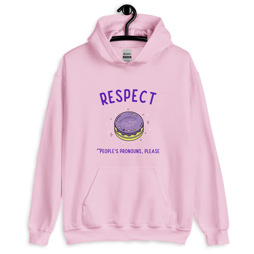 Respect People's Pronouns Please Unisex Hoodie