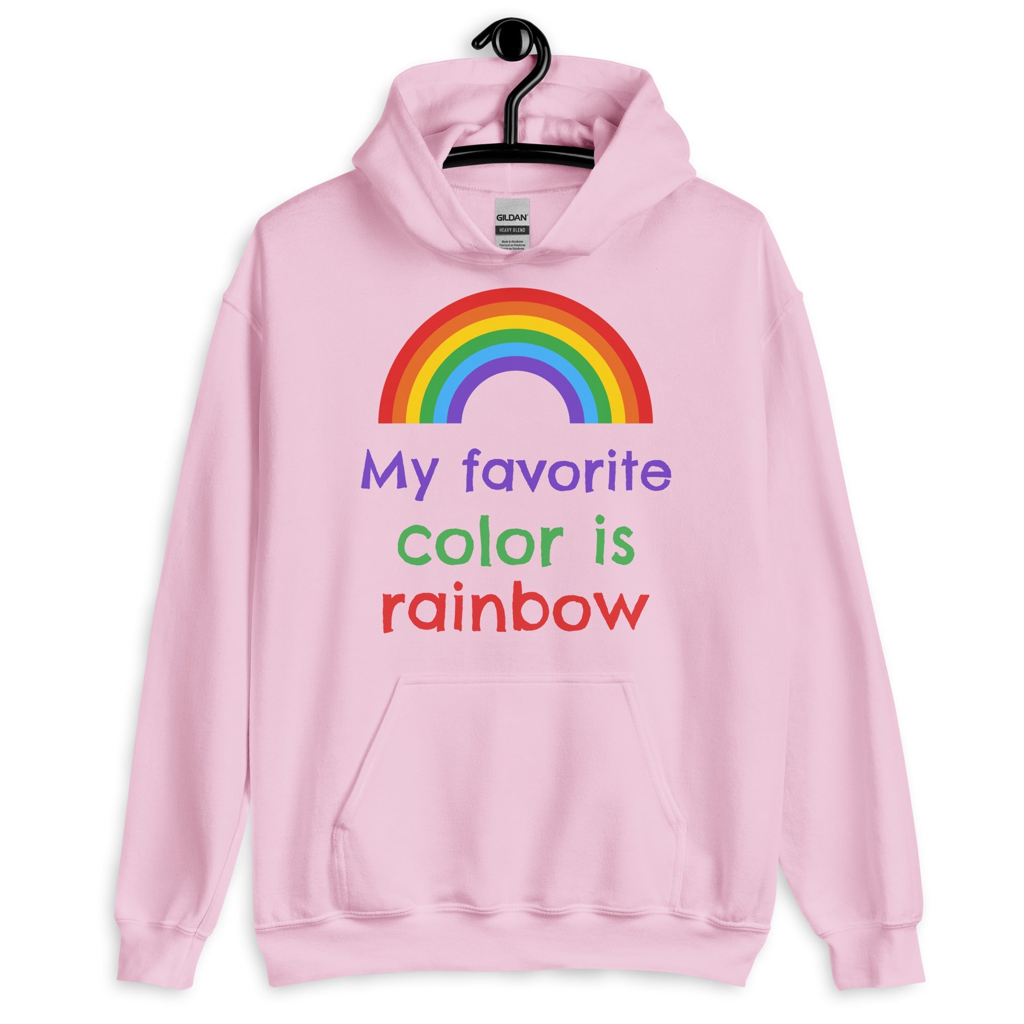 My Favourite Color is Rainbow Unisex Hoodie