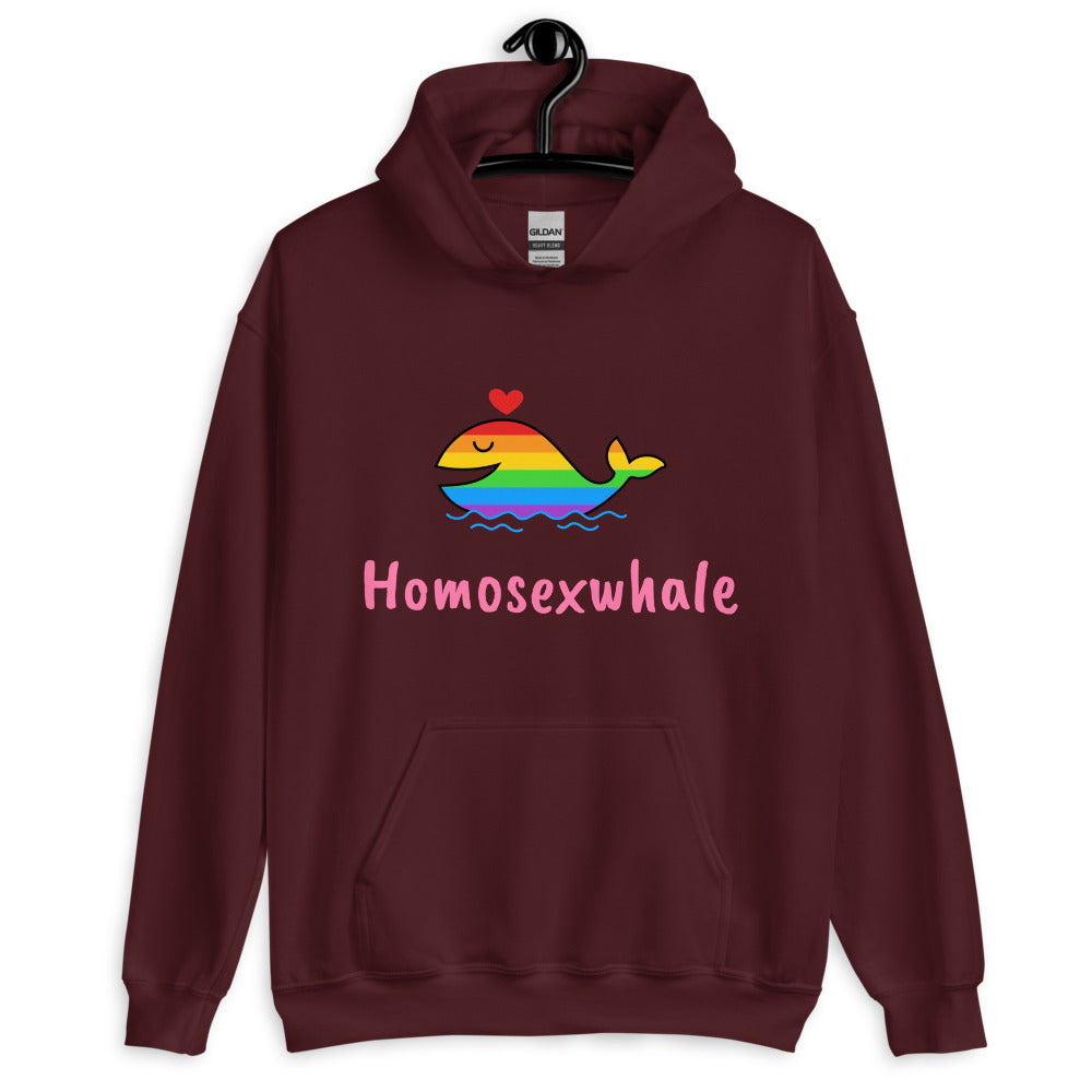 Homosexwhale Unisex Hoodie