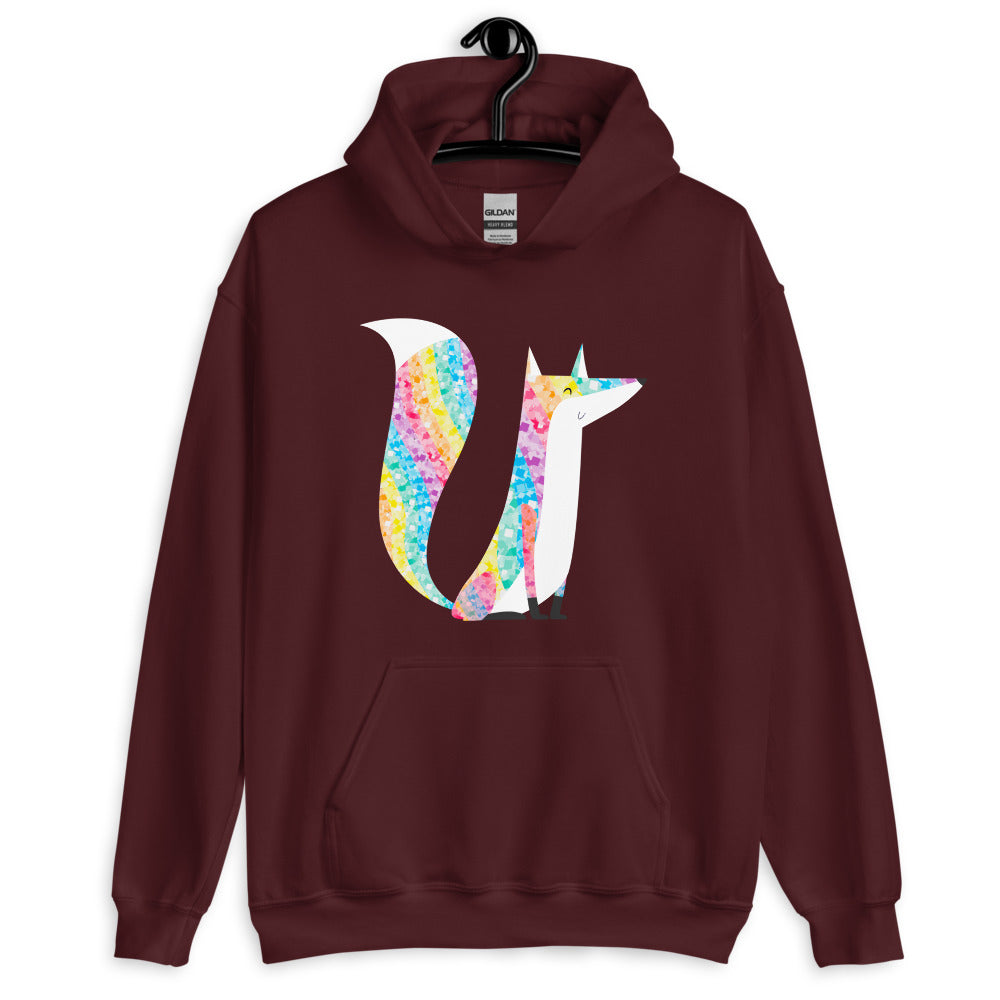 Glitter Fox Unisex Hoodie