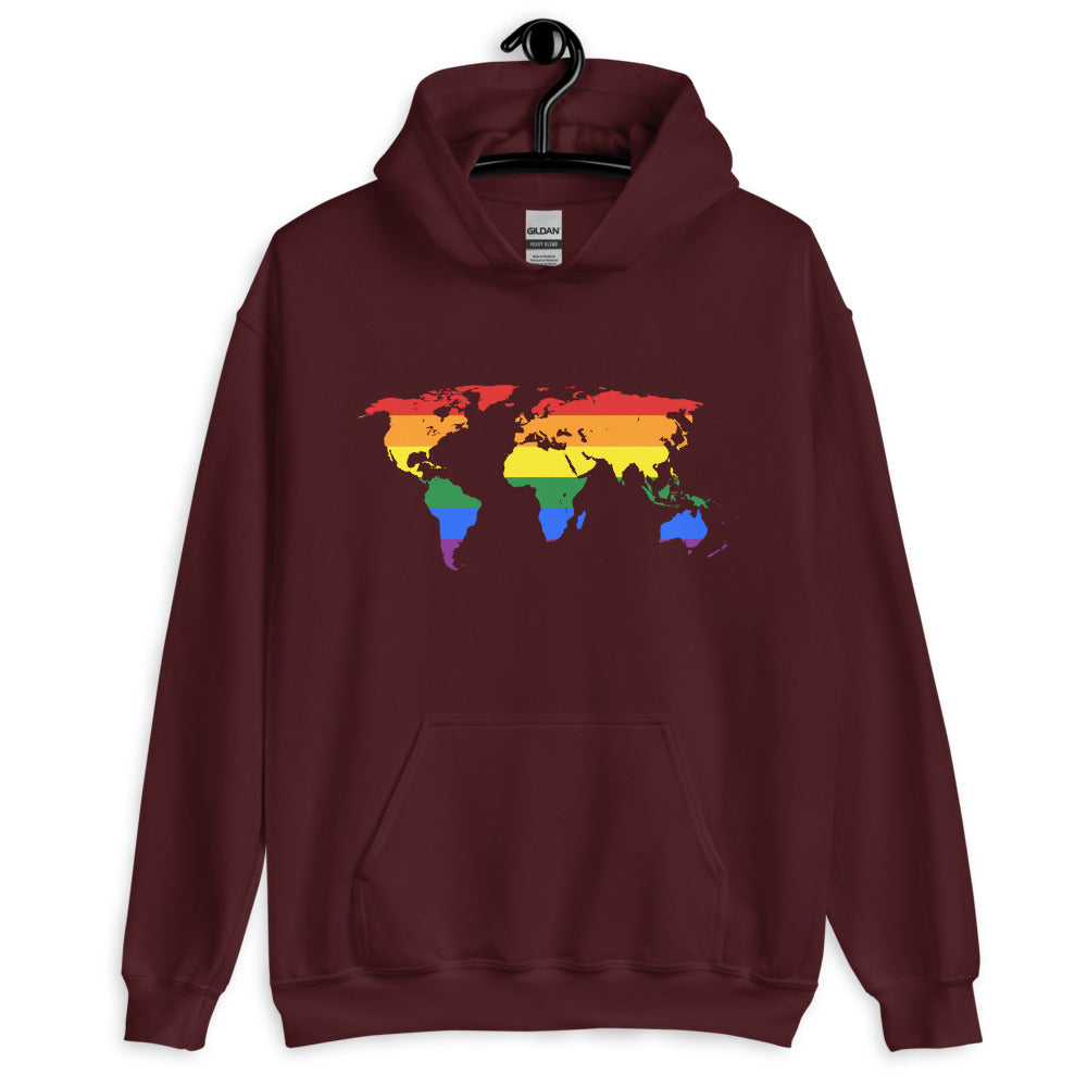 Gay Map Unisex Hoodie