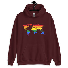 Gay Map Unisex Hoodie