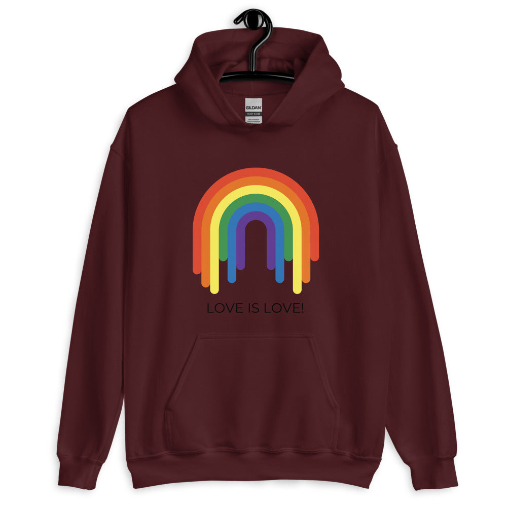 Love Is Love Rainbow Unisex Hoodie