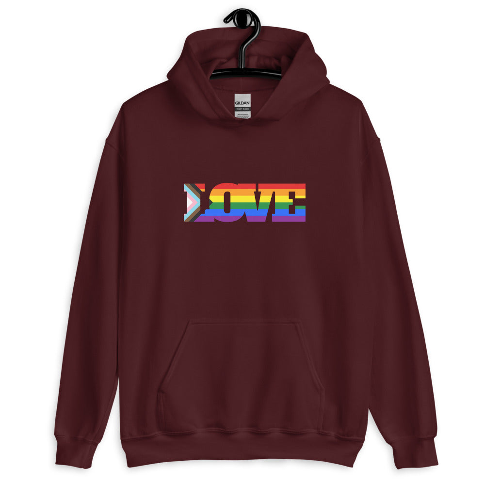 Progress LGBT Love Unisex Hoodie