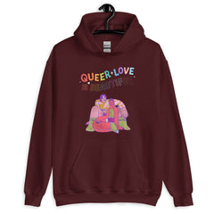 Queer Love Is Beautiful Unisex Hoodie
