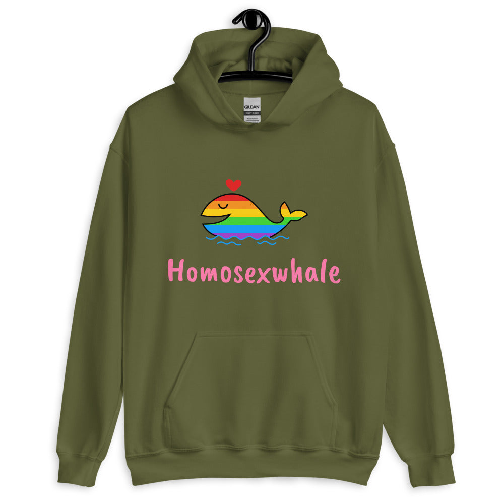 Homosexwhale Unisex Hoodie