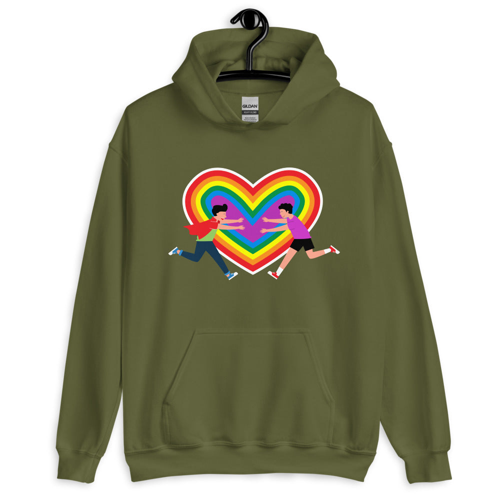 Gay Couple Unisex Hoodie