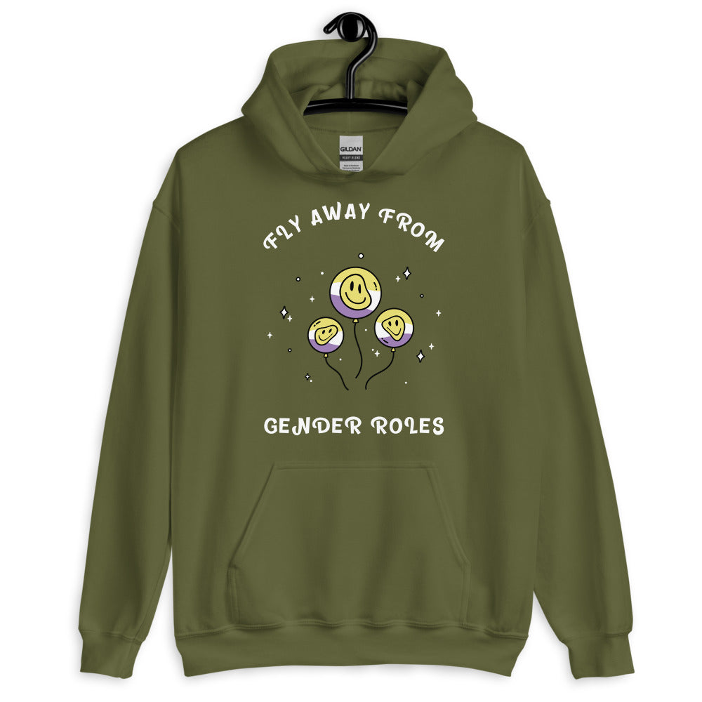 Fly Away From Gender Roles Unisex Hoodie