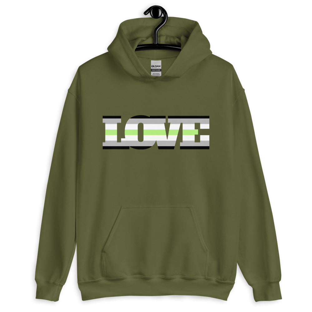 Agender Love Unisex Hoodie