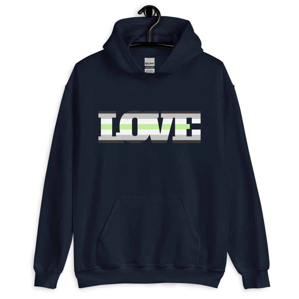 Agender Love Unisex Hoodie